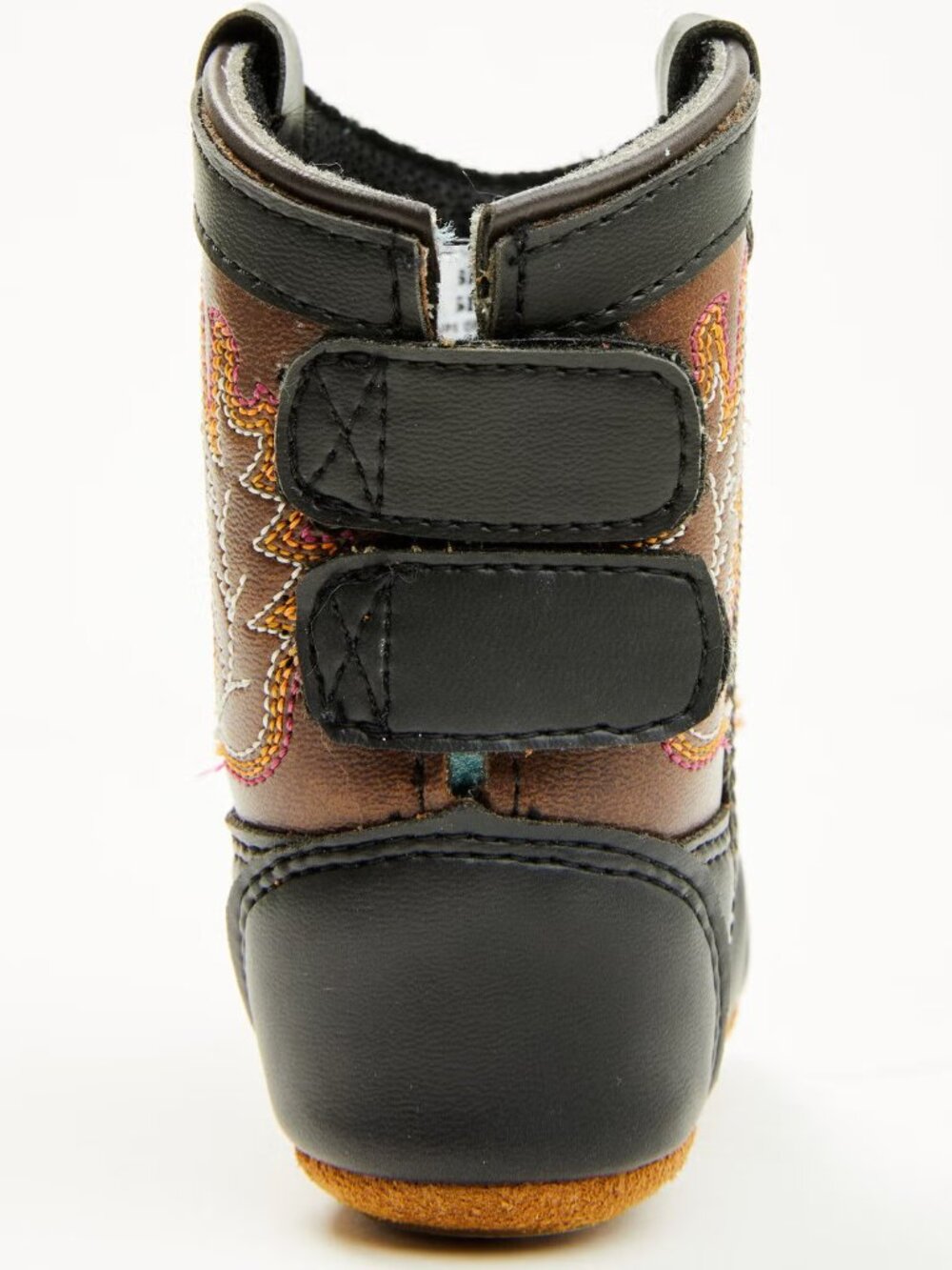 NEW NIB! LIL' BOOT BARN BLAZIN POPPET BOOTS ROUND TOE BABY WESTERN COWBOY sz 1 - Picture 3 of 6